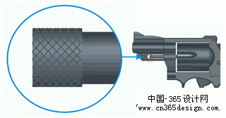 CorelDRAW绘制手枪（图三十）