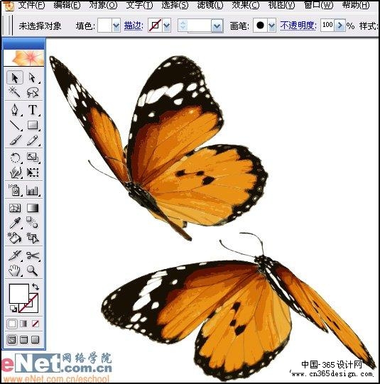 用Illustrator打造蝴蝶飞舞效果(4)