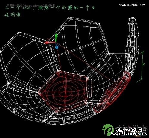 AutoCAD五分钟内画一个足球_天极设计在线转载