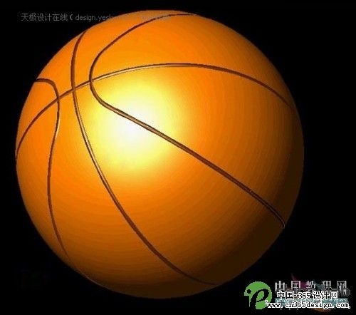AutoCAD三维造型实例：篮球_中国设计秀网络学院推荐