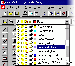 图层控制列表