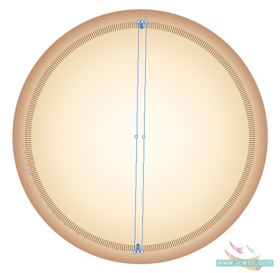 Illustrator鼠绘教程：简朴绘制金色指南针