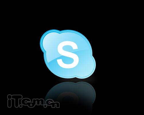 Photoshop制作一个Skype的logo