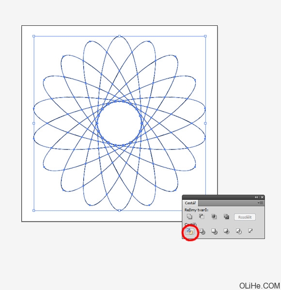 Illustrator教程:七彩几何花瓣LOGO的设计