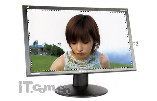 Photoshop设计一款液晶显示器广告