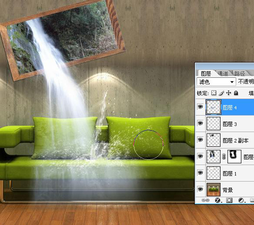 Photoshop合成奇幻的瀑布