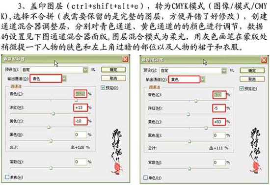 Photoshop给外景婚片简朴聚光及润色处理