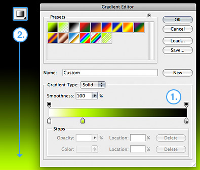 Photoshop制作炫目的高光芒条字体