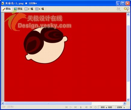 Fireworks 8实例绘制:娃娃贺岁图